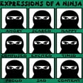thumbnail image 3 of CafePress - Expressions Of A Ninja Dark T Shirt - Men's Classic Graphic Cotton T-Shirt, 3 of 4