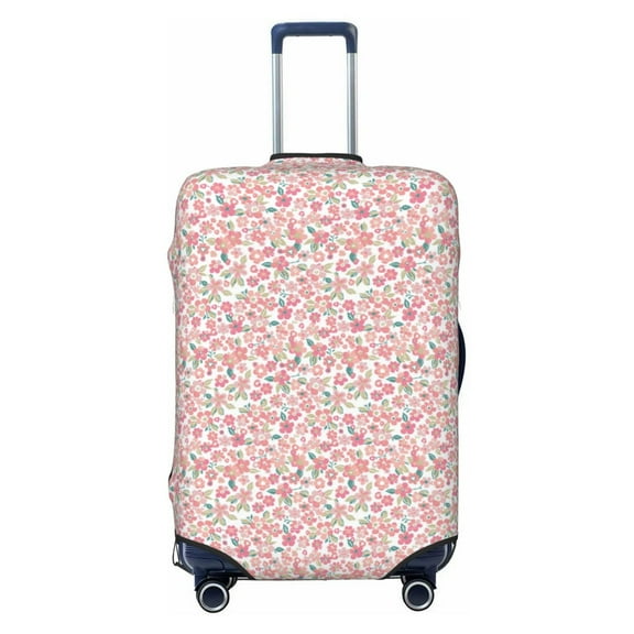 Kdxio Floral Retro Style Pattern Luggage Cover for Travel,Elastic and Durable,Fits 18-32 Inch,-No luggage included