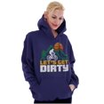 thumbnail image 4 of Let's Get Dirty Mountain Bike Outdoor Hoodie Sweatshirt Women Men Brisco Brands M, 4 of 6