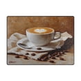 thumbnail image 2 of BZSMCE Vintage Area Rugs Cappuccino with Coffee Bean Creative Area For Home, 2 of 7