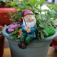 thumbnail image 4 of Hxlamzoo Garden Gnome Statue | Fishing Gnome Garden Statue | Funny Fishing Dwarf Figurine Ornament for Indoor Outdoor Home Yard Lawn Pond Garden Decoration, 4 of 9