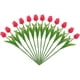 thumbnail image 1 of KAKOWELY 12 velas flotantes artificiales de tulipán para centro de mesa de boda, decoración floral de tulipán, rellenos para jarrones de tulipán, 1 of 4