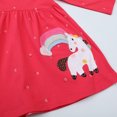thumbnail image 4 of Vestido de otoño para niñas, vestido de manga larga para niños, lindo vestido de otoño para niñas de punto de algodón, 4 of 5