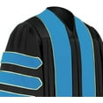thumbnail image 2 of CLERKMANS Unisex Education Doctoral Graduation Gown – In Black & Blue Color for Unisex, 2 of 4