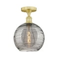 thumbnail image 3 of Innovations Lighting - Athens Deco Swirl - 1 Light Semi-Flush Mount In, 3 of 7