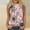 001 Pink, variant on Hvot&aat Womens Flower Print Tank Tops Summer Casual Crew Neck Sleeveless T-Shirts Loose Fit Breathable Blouse