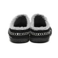thumbnail image 6 of Earlde Men's Women's Winter Warm Slippers with Fuzzy Plush Lining Slip on House Shoes with Indoor Outdoor Anti-Skid Rubber Sole, 6 of 7