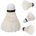 thumbnail image 2 of Badminton Ball, Durable Resistant To Hitting  Quality Duck Feathers Straight And Thick  For Sports, 2 of 8