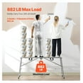 thumbnail image 3 of Portable Scaffolding Platform - 800 lb Capacity - Adjustable Work Platform - Folding Steel Scaffold for Home & Construction - Quick Setup, 3 of 7