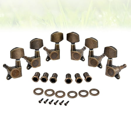 HEALEEP 6Pcs Guitar Tuners Heavy Duty Internal Gear for Musicians and Guitarists