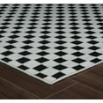thumbnail image 3 of Rug Branch Maise Checkered Indoor Outdoor Area Rug, Black White, Modern - Entryway, Hallway, Bathroom, and Kitchen, 3 of 5