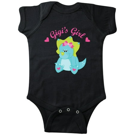 

Inktastic Gigi s Girl dinosaur Gift Baby Girl Bodysuit