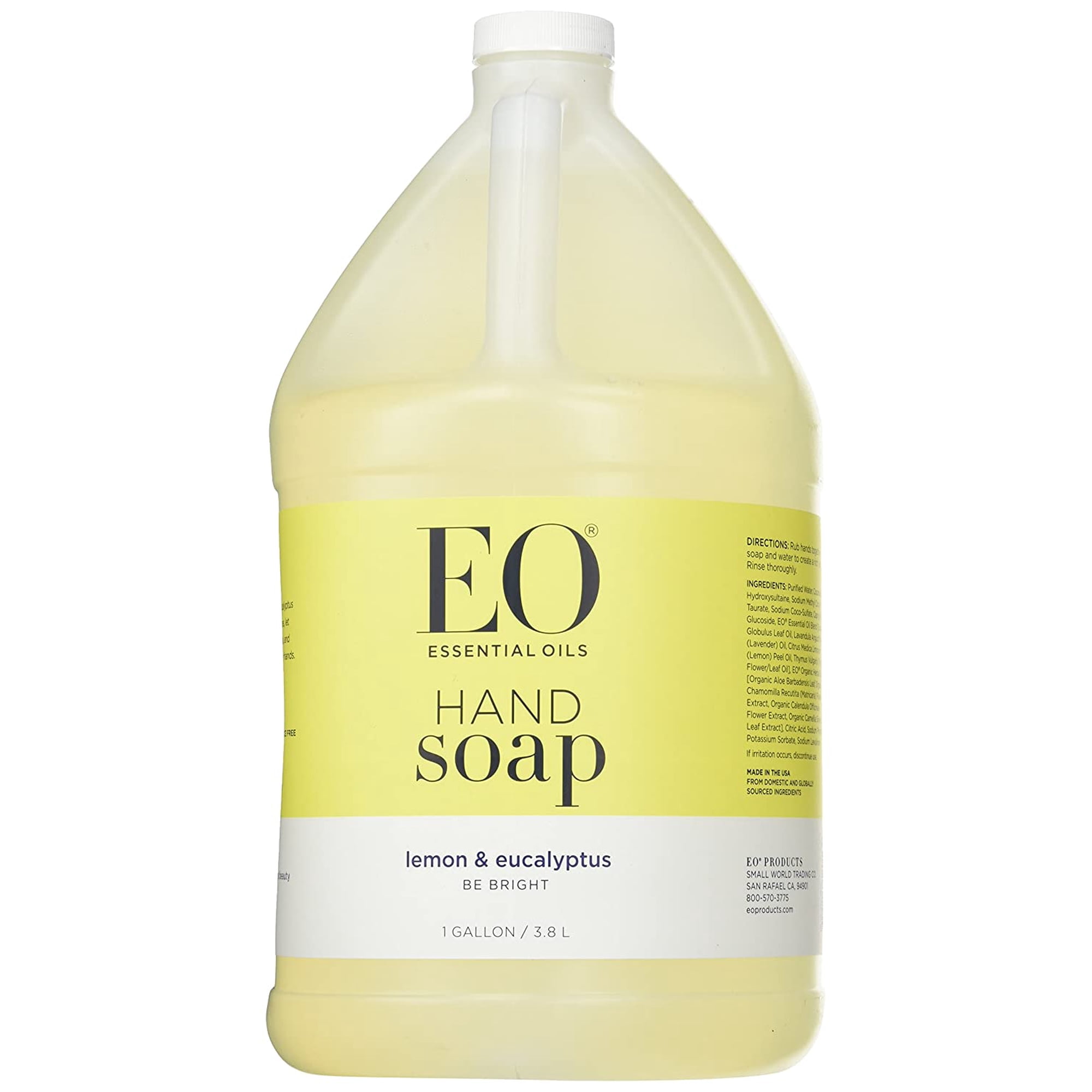 EO Products Liquid Hand Soap Lemon and Eucalyptus - 1 Gallon