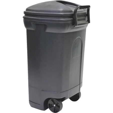 United Solutions Rough & Rugged Rectangular Wheeled Trash Can