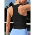 thumbnail image 6 of Anwell Racerback Tank Tops for Womens Seamless Cropped Workout Tops Built in Bra, 6 of 6