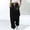 #368-Black, variant on Womens Heart Print Sweatpants, Loose Fit Wide Leg with Pockets, Sporty Casual Cuffed Bottoms for Daily Wear and Lounge