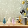 thumbnail image 5 of IFANLANDOR 1Set Blue Green Pink Beige Assorted Color Mini Christmas Tree For Xmas Party Atmosphere, 5 of 5
