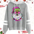 thumbnail image 2 of WILLBEST Sudaderas de Mujer Sudadera con Capucha y Cordón con Estampado Navideño Informal para Mujer 159 Grande, 2 of 3