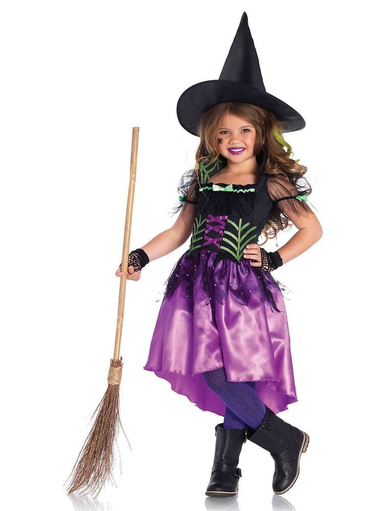 Leg Avenue's Girl's Spiderweb Witch Costume - Walmart.com - Walmart.com
