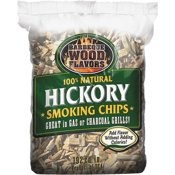 Barbeque Wood Flavors 192 Cu in Hickory Chips 20302