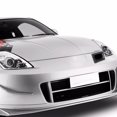 thumbnail image 4 of Para Nissan 350Z Z33 2003-2009, cubierta de ventilación de aire del capó del motor delantero, parachoques, molduras de fibra de carbono, marco del conducto de salida superior del automóvil, 4 of 5
