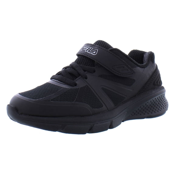 Fila Cryptonic 9 Strap Boys Shoes Size 10.5, Color: Black