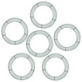thumbnail image 1 of 6 Pieces Dark Green Wire Wreath Rings Wire Wreath Frame for Christmas New Year Valentines Decoration (10 Inch), 1 of 10