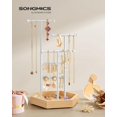 thumbnail image 2 of Soporte para joyas SONGMICS 4 zonas independientes blanco/beige, 2 of 7