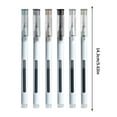 thumbnail image 3 of Back-to-campus Essentials 0.5mm Gel Pen Set of 6 - Smooth Writing Rollerball with High-Capacity Ink for Youths, Note-Taking, Sketching & Exams, 3 of 6