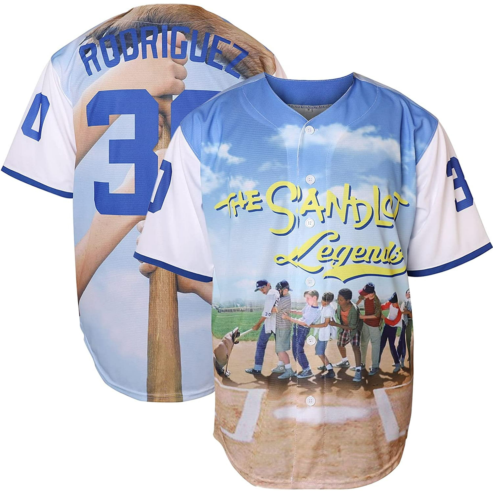 The Sandlot Jersey - Benny 'The Jet' Rodriguez Custom Baseball