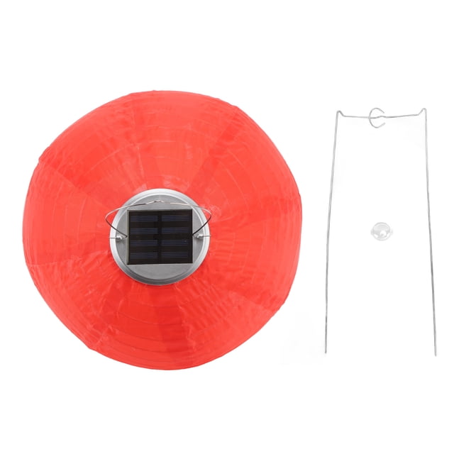 Linterna de Tela solar LED IP55 Vevor colgante de nailon impermeable para fiesta de jardín al aire libre Rojo
