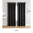 thumbnail image 4 of tredstone 2pcs Transform Space With Blackout Curtains In Stylish Colors Simple And Pure black 132*160, 4 of 6