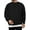 Black, variant on GENTS BLISS Crew Neck Men Sweatshirts Fleece Long Sleeve Shirts for Men Casual Pullover Sweatshirts for Men