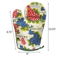 thumbnail image 2 of Quilted Cotton Solid Oven Mitt – Heat-Resistant Protection: 1CT, 2 of 3