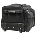 thumbnail image 4 of Dejuno Unisex 20" Rolling Duffel Bag, Black, 4 of 6