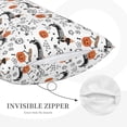 thumbnail image 3 of Susaid Halloween Dachshund Print Pillowcases Multiple Size, Pillow Cover Super Soft Envelope Closure Standard Pillow Case-20"x30", 3 of 6
