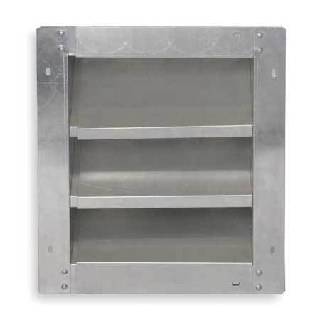 DAYTON 2FTV4 LouverAdj w 28 to 46 InAluminum