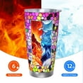 thumbnail image 5 of Salouo Colorful Tie Dye Stained Glass 3 Print 20oz Tumbler with Lid,Stainless Steel Vacuum Insulated Tumbler Durable Insulated Coffee Mug Thermal Cup with Splash Proof Sliding Lid-Without Straw, 5 of 8
