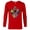 New Red, variant on Marvel Ant-Man and the Wasp: Quantumania 3 Heroes Icon - Long Sleeve T-Shirt for Men - Customized-White