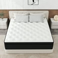 thumbnail image 2 of lemontalking 12 inch King Mattress,Medium Firm Hybrid Mattresses in a Box, 2 of 8