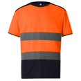 thumbnail image 1 of Yoko - Camiseta Hi-Vis Dos Tonos para Hombre (Naranja, Marino), 1 of 1