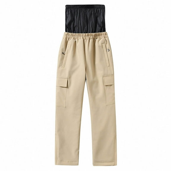 lnmuld Girls Insulated Snowsuit for Winter Outdoor Activities Warm Thickened Snowboard Ski Pants Size:12