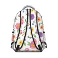 thumbnail image 3 of Pioneer Flower Floral Print Pattern Backpack for School, Cute School Bag with Adjustable Shoulder Straps and Padded Back, 15.3"x11"x7.1", 3 of 5