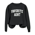 thumbnail image 2 of Women's Sweatshirts 2025 Favorite Aunt Sweatshirt Long Sleeve Crewneck Casual Pullover Tops Sweatshirt for Women, 2 of 5