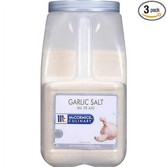 Mccormick Garlic Salt, 12 lb - Case of 3