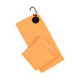 thumbnail image 2 of Toalla de golf para bolsas de golf, portátil, cómoda, ideal como regalo para golfistas. Incluye clip. Tamaño waffle grande. Naranja, 2 of 9