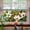 D-17.72"*39.39", variant on Stained Glass Window Film, Flower Static Cling Privacy Film Decorative UV Sun Blocking Non-Adhesive Glass Covering, Removable Reusable Colorful Stickers for Home Bathroom Door Living Room Kitchen