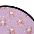 thumbnail image 4 of 36.2 Inch Round Floor Mat Cartoon Mermaid Pattern Carpet Decor Rug for Living Room Bedroom, 4 of 6