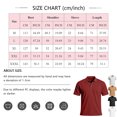 thumbnail image 4 of Yungyresw Men's Casual Polo Shirts Summer Short Sleeve Textured Polo Shirt Collared Business Tops, 4 of 8