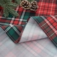 thumbnail image 6 of VEDECHIC Red Green Buffalo Plaid Christmas Tablecloth 60 x120 Inch Rectangle Table Cloth - Oblong Polyester Fabric Table Cover Washable Reusable Water Resistant for Xmas Party Kitchen Decorations, 6 of 6